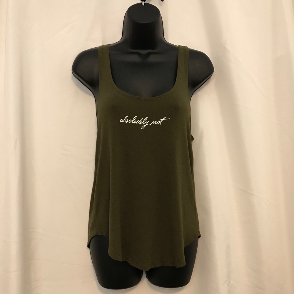 Forever21 green tank sz. Small